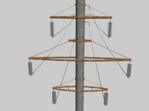 tour &eacute;lectrique Modèle 3D