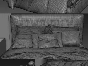 溶融リボンベッド 3Dモデル