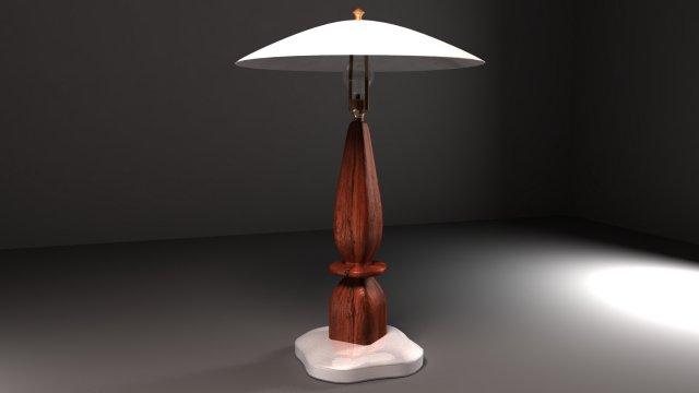 table touch lamp Model 3D .c4d .max .obj .3ds .fbx .stl .blend 