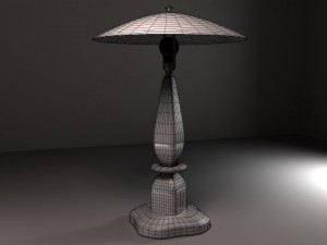 table touch lamp Model 3D