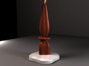 table touch lamp Model 3D