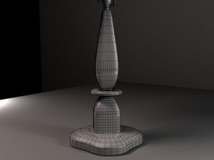 table touch lamp Model 3D