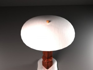 table touch lamp Model 3D