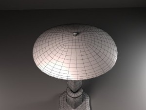 table touch lamp Model 3D