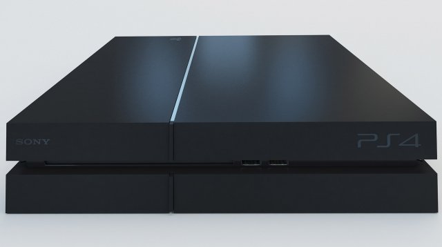 playstation 4 3Dモデル .c4d .max .obj .3ds .fbx .stl .blend 