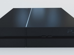 playstation 4 Modelo 3D