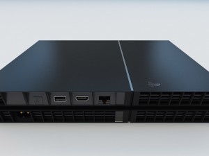 playstation 4 3Dモデル