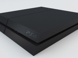playstation 4 3Dモデル
