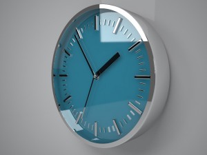 wall mounting clock 3D 模型