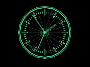 wall mounting clock 3D 模型