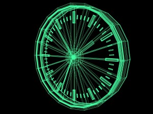 wall mounting clock 3D 模型