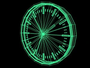 wall mounting clock 3D Model