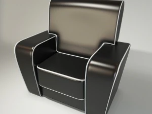 art deco chair 3D Model