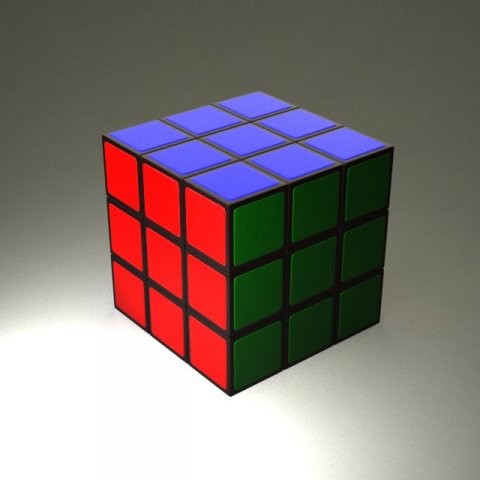 rubiks cube Model 3D .c4d .max .obj .3ds .fbx .stl .blend
