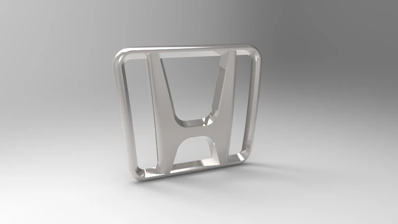 emblema honda 3D Model .c4d .max .obj .3ds .fbx .stl .blend