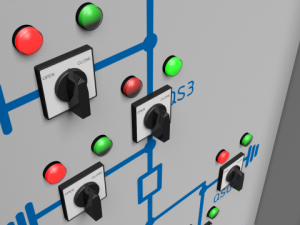 disconnect switches remote control cabinet Modèle 3D