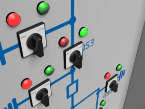 disconnect switches remote control cabinet 3D Model
