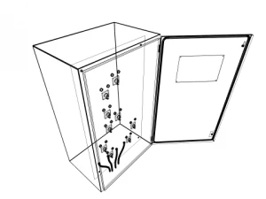 disconnect switches remote control cabinet 3D Model