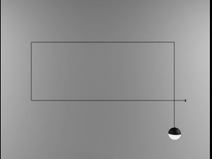 flos string light 3D मॉडल