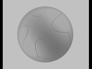 official match ball euro 2016 - france - beau jeu Model 3D