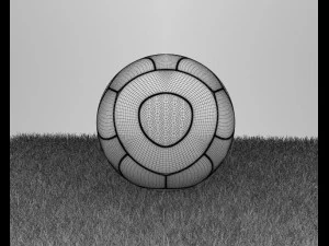 ball jabulani 2010 3D Model