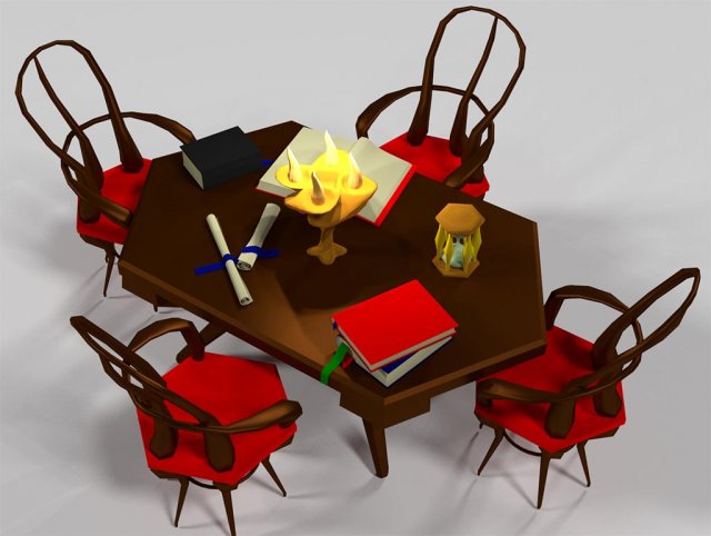 fantasy lab furniture and objects 3Dモデル .c4d .max .obj .3ds .fbx .stl .blend 