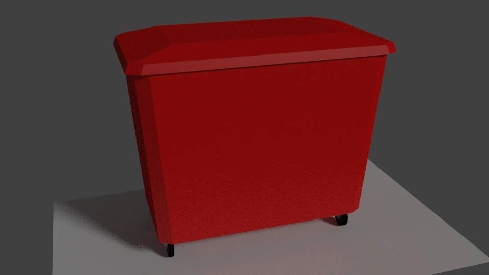 littre container low poly 3D Model .c4d .max .obj .3ds .fbx .stl .blend 