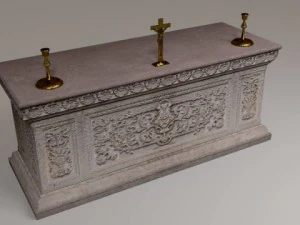 altar low poly 3D Model