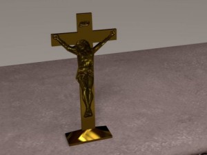 altar  low poly 3Dモデル