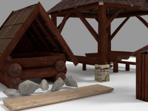 arbor at river spring Modello 3D