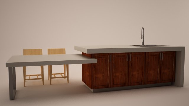 island Modèle 3D .c4d .max .obj .3ds .fbx .stl .blend 
