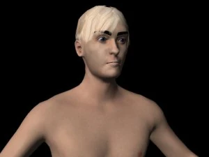 low poly man 3D Model