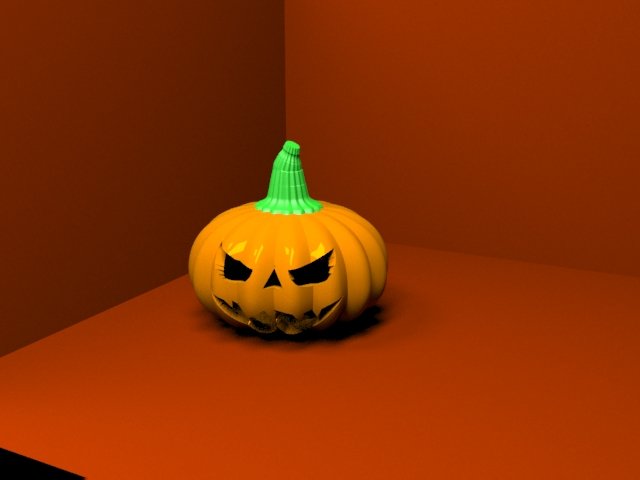 pumpkin 3D 模型 .c4d .max .obj .3ds .fbx .stl .blend 