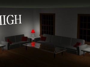 living room 3D Model