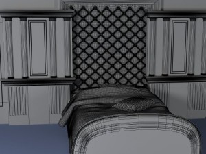 bed 3D Model
