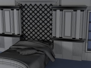 bed 3D Model