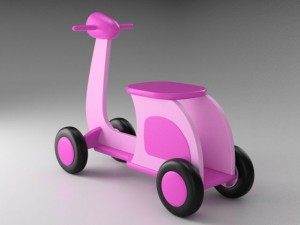 toy scooter 3D 模型