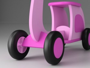 toy scooter 3D 模型