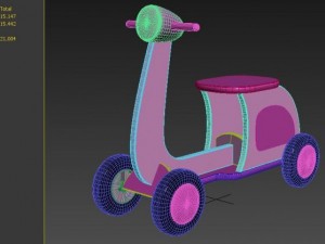 toy scooter 3D 模型