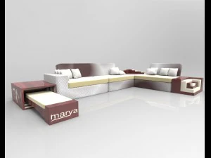 ensemble de canap&eacute; Modèle 3D