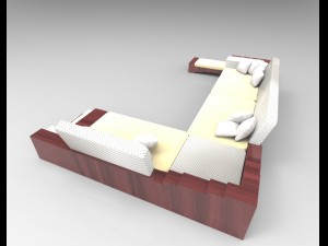 sofa set 3D Model