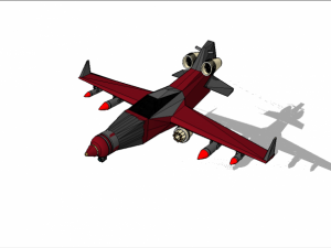 fantasy jet 3D Model