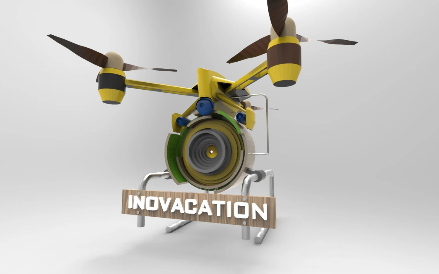 moon copter 3D Model .c4d .max .obj .3ds .fbx .stl .blend 