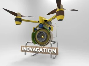 лунный вертолет 3D Модель