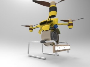moon copter Modello 3D