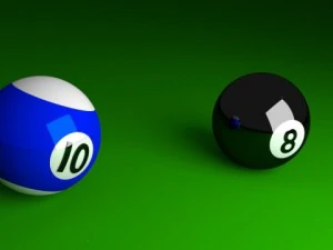 palle da biliardo Modello 3D