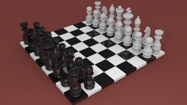 chess 3D Model .c4d .max .obj .3ds .fbx .stl .blend 