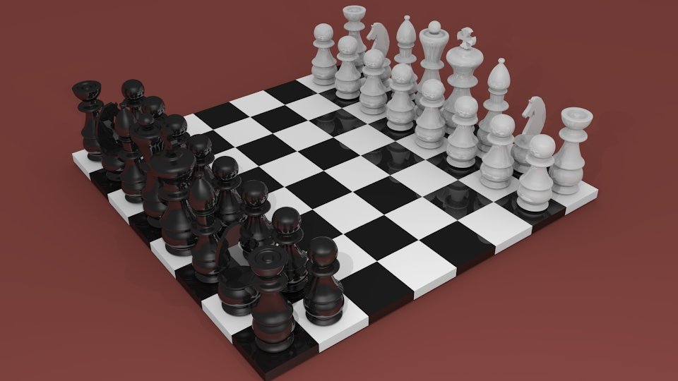 chess game 3D Model in Board Games 3DExport