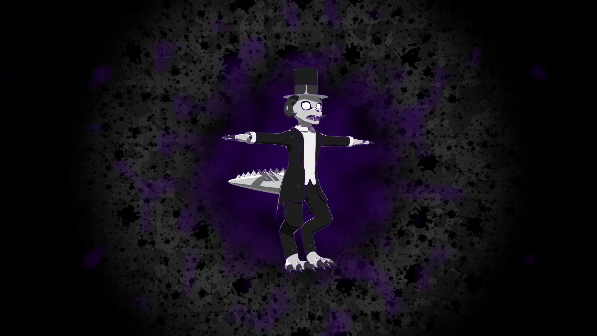 Dino like a boss 3D Model .c4d .max .obj .3ds .fbx .stl .blend 
