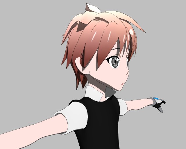 Anime base 3D 模型 .c4d .max .obj .3ds .fbx .stl .blend 